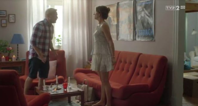 O mnie się nie martw 7, odcinek 9, Krzysiek (Paweł Domagała), Marta (Katarzyna Ankudowicz)