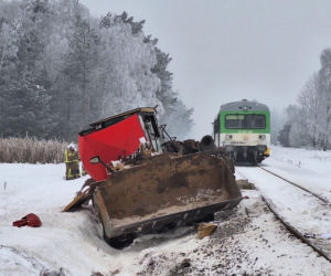 Wypadek na niestrzeżonym przejeżdzie 7.01.2026