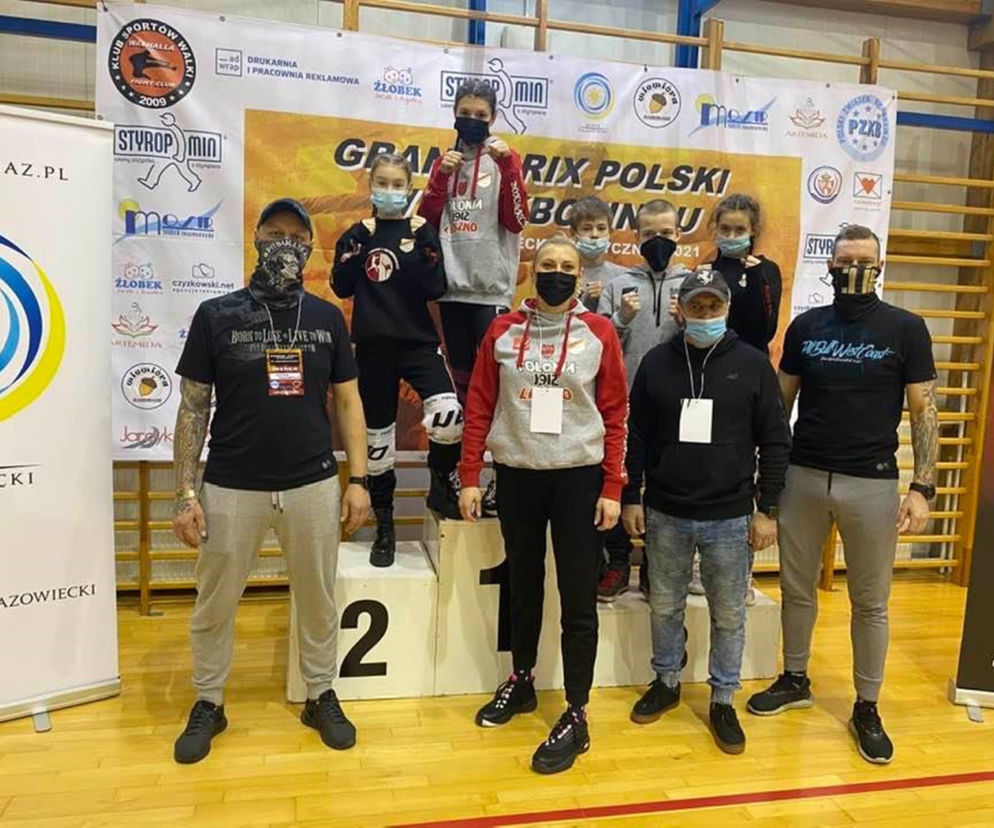 Bardzo udany występ w Pucharze Polski kadetów w kicboxingu ma za sobą młodzież Polonii 1912 Leszno