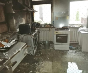 Świetlica pod Bydgoszcz stanęła w płomieniach! Jedna osoba ucierpiała [ZDJĘCIA]