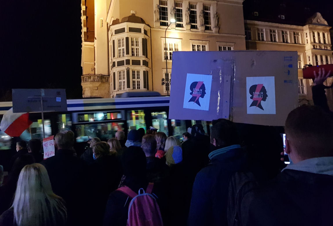 Protesty kobiet w Olsztynie