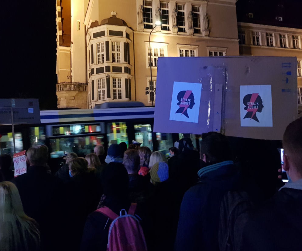 Protesty kobiet w Olsztynie