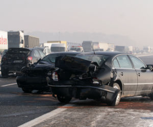 Karambol na autostradzie A4 w Gliwicach