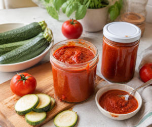 Ketchup z cukinii robi furorę w domowych spiżarniach. Lepszy do kanapek niż niejeden sklepowy sos