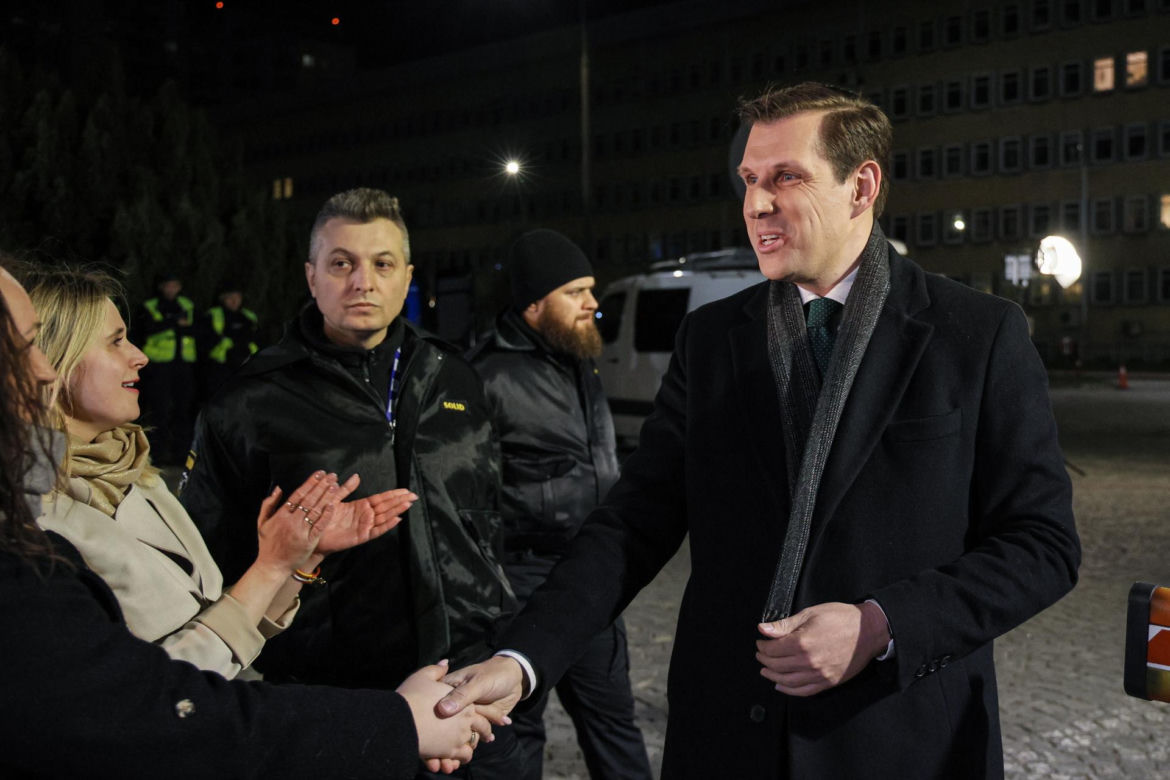Siedziba TVP przy ul. Woronicza. Przedwyborcza debata kandytatów na prezydenta Warszawy