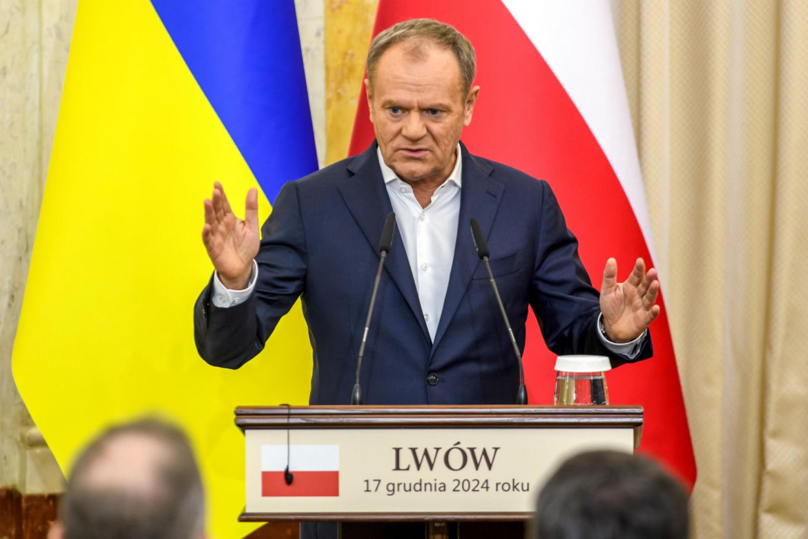 Donald Tusk we Lwowie