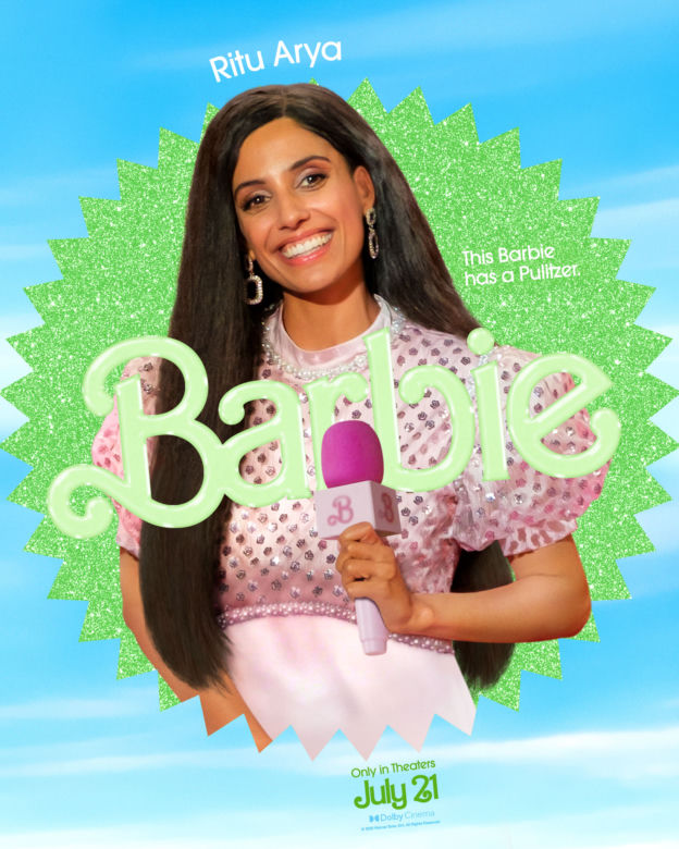 Ritu Arya jako Barbie nagrodzona Pulitzerem