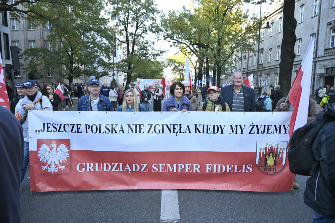 Protest pod TK.