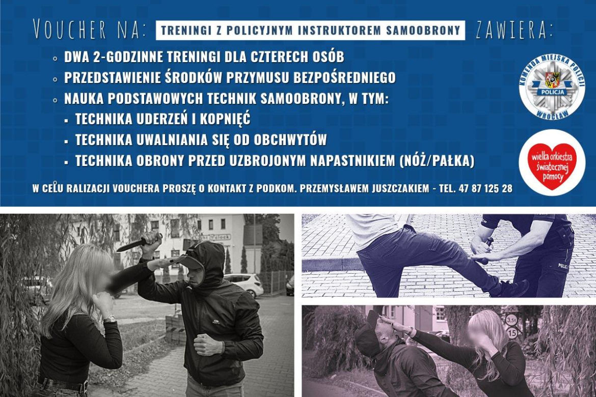 Treningi z policyjnym instruktorem samoobrony - Wrocław
