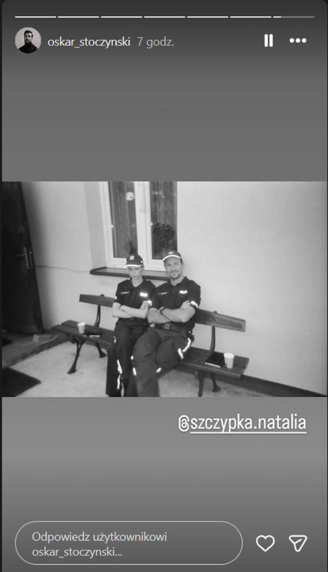 Barwy szczęścia nowy sezon na planie. Marcin Kodur (Oskar Stoczyński), Daria Michalak (Natalia Szczypka)
