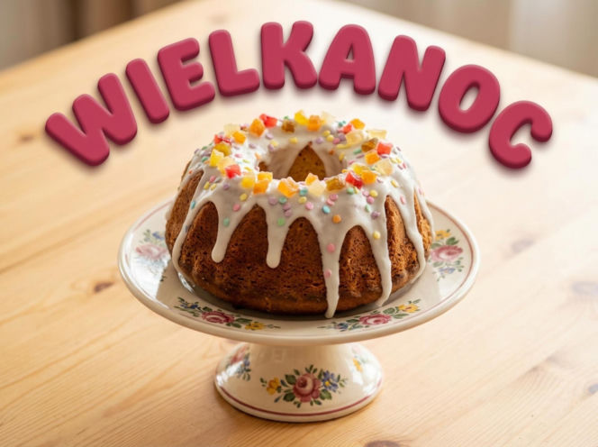 Kartka świąteczna na Wielkanoc