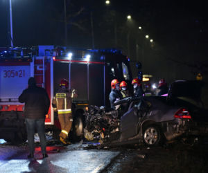 Wypadek śmiertelny w Gdańsku na ul. Spacerowej [ZDJĘCIA]