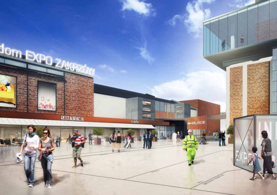 Dom Expo w Opolu: dziedziniec