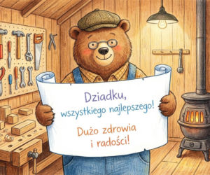 Kartka z życzeniami na Dzień Dziadka 2026