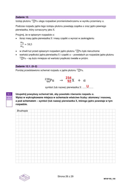 Matura 2025 fizyka rozszerzona - odpowiedzi do wszystkich zadań z arkusza CKE 20.05.2025 - Formuła 2023	