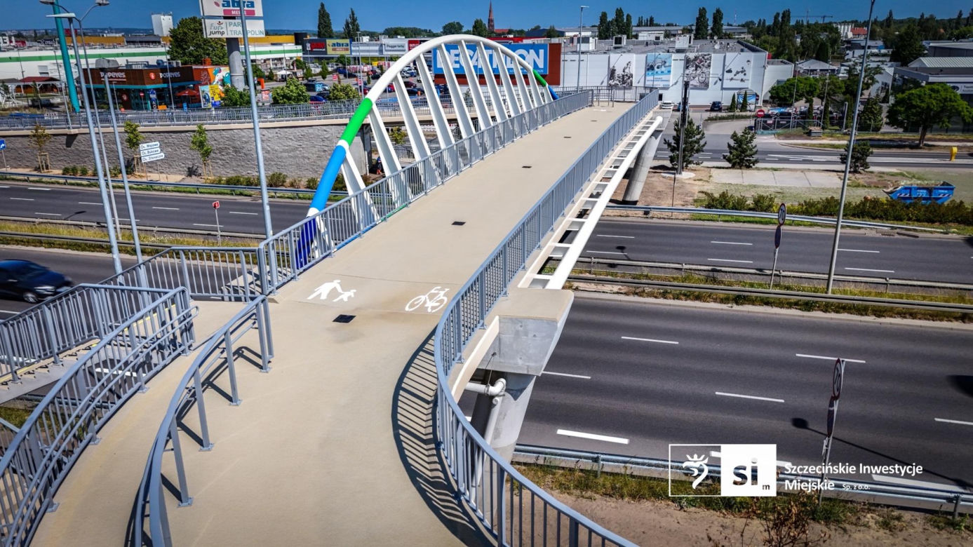 Nowa kładka nad ul. Struga
