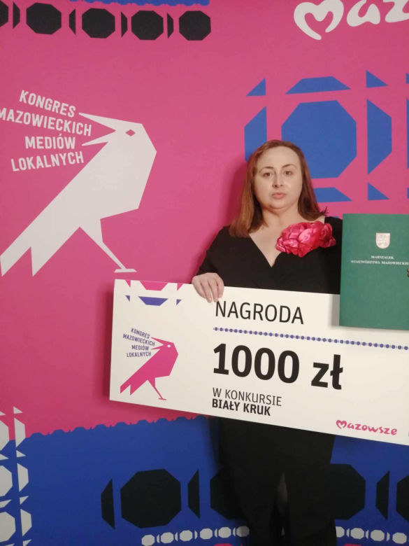Nasza reporterka z nagrodą marszałka. Magdalena Szewczuk wyróżniona w konkursie „Biały Kruk”
