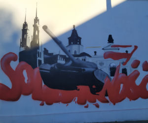 Powstawanie nowego muralu Solidarności w Siedlcach - 28.09.2021