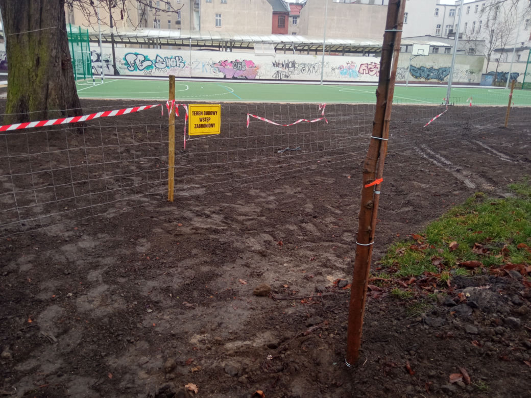 Postępy prac na boisku przy SP nr 17 w Grudziądzu