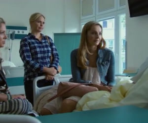 	Przyjaciółki 4 sezon odc. 47. Zuza (Anita Sokołowska), Inga (Małgorzta Socha), Patrycja (Joanna Liszowska), Anka (Magdalena Stużyńska)