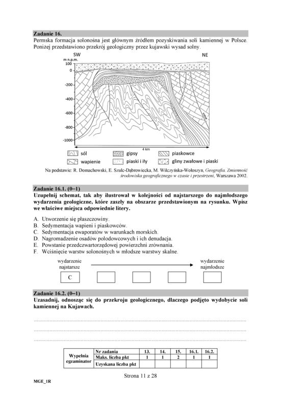 Matura 2018 - Geografia poziom rozszerzony. Arkusze egzaminacyjne