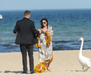 Kayah zadała szyku na plaży