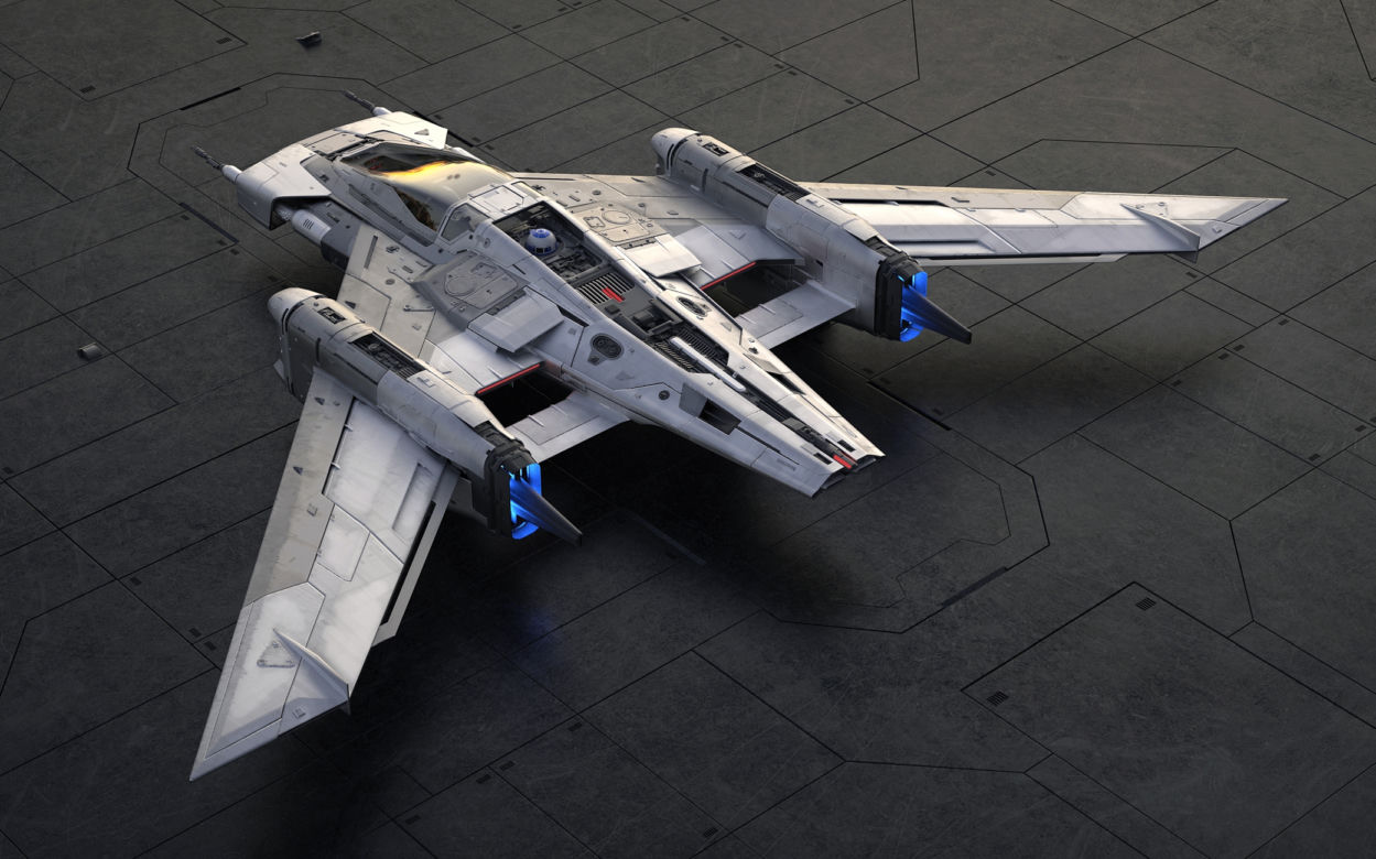 Porsche x Star Wars: Tri-Wing S-91x Pegasus Starfighter