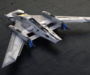 Porsche x Star Wars: Tri-Wing S-91x Pegasus Starfighter