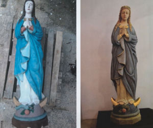Fatalna renowacja figurki Maryi. Właściciel w szoku!