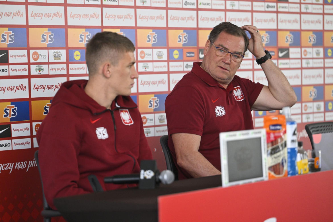 Konferencja reprezentacji Polski: Jan Urban i Wiktor Nowak