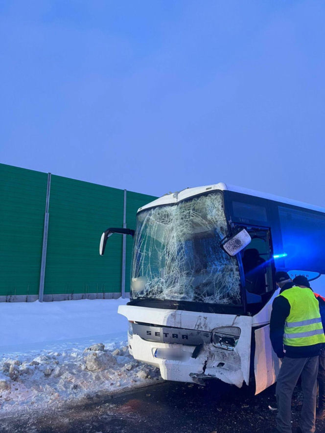 Wypadek w okolicach miejscowości Kroczewo (11.02.2026)