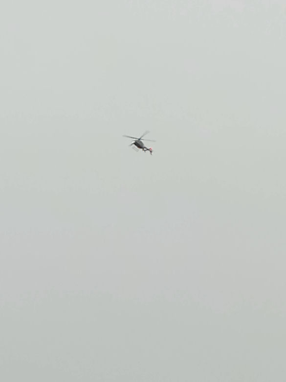 Tajemniczy helikopter nad Szczecinem