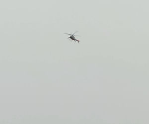 Tajemniczy helikopter nad Szczecinem
