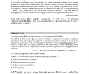 Matura próbna 2020 WOS