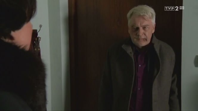 M jak miłość odc. 1231. Marysia (Małgorzata Pieńkowska), Robert Bilski (Zbigniew Stryj)