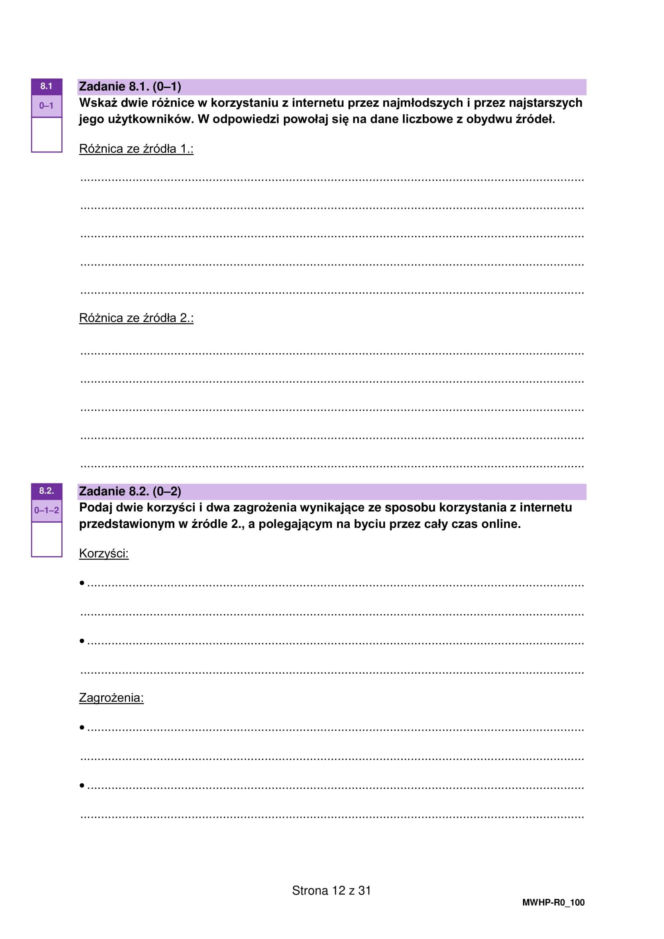 Próbna matura 2026: WOS. Arkusze CKE, pytania i odpowiedzi z WOS-u [16.01.2026]