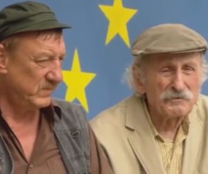 Ranczo 8 sezon odc. 94. Solejuk (Sylwester Maciejewski), Stach Japycz (Franciszek Pieczka)