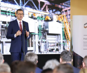 Premier Mateusz Morawiecki z wizytą w legnickiej Hucie Miedzi