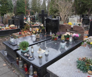 Grób Gabrieli Kownackiej na cmentarzu ewangelicko-augsburskim w Warszawie 2025