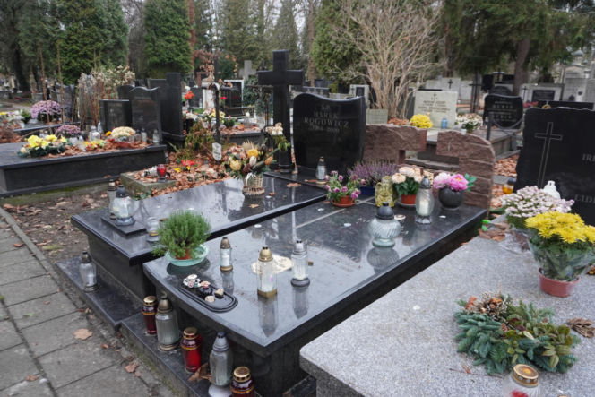 Grób Gabrieli Kownackiej na cmentarzu ewangelicko-augsburskim w Warszawie 2025