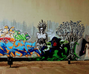 Murale na filarach Trasy Zamkowej