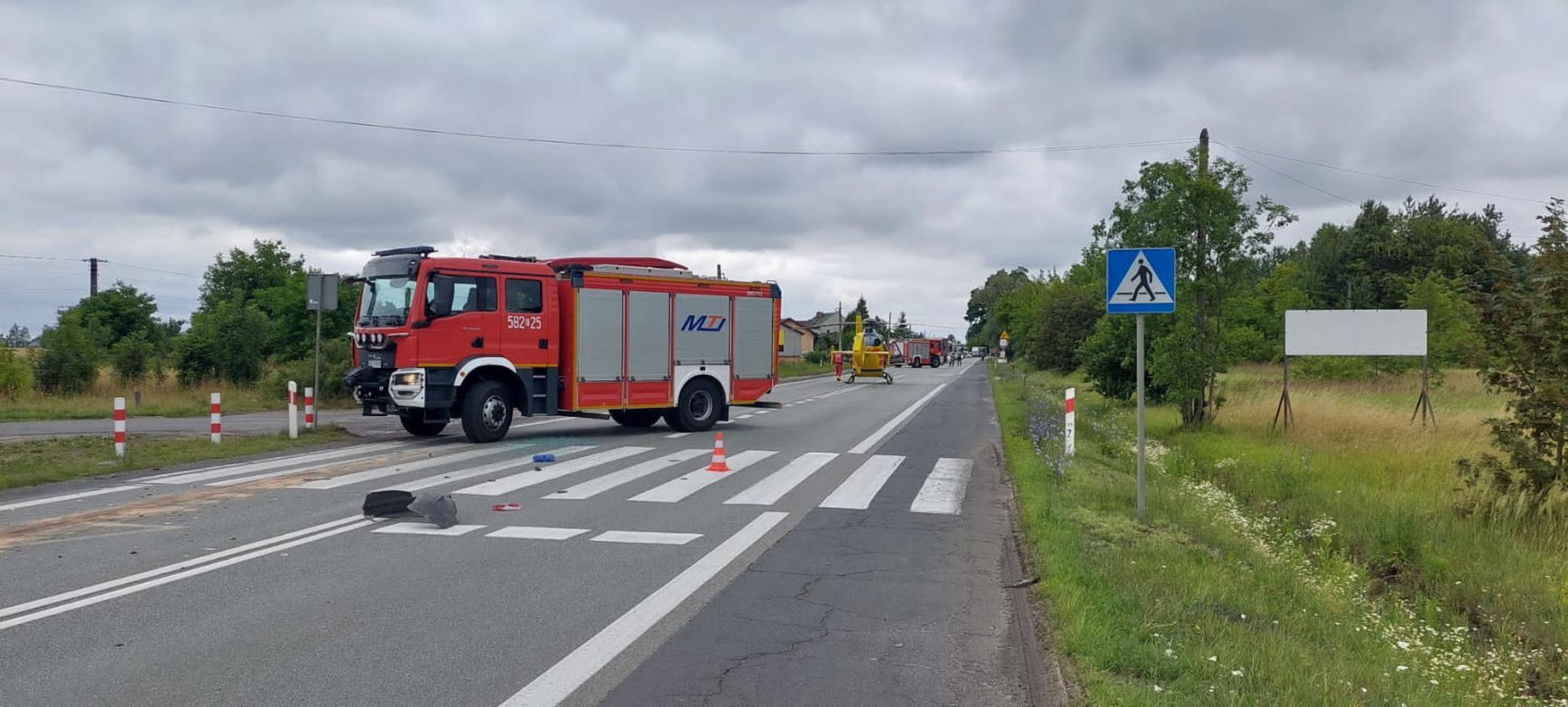 Pożar składowiska odpadów w Woli Łaskiej! Poprzedził go ogromny wybuch [ZDJĘCIA]