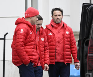 Kacper Tomasiak i skoczkowie u prezydenta