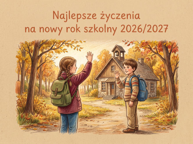 kartka na rozpoczęcie roku szkolnego