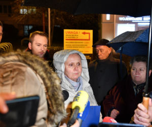 Biefing prasowy w szpitalu przy ul. Arkońskiej