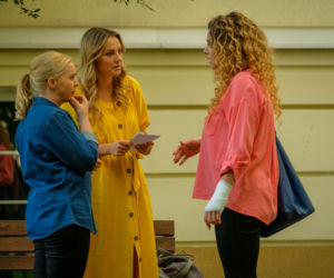 Przyjaciółki 14 sezon, odcinek 169. Patrycja (Joanna Liszowska), Anka (Magdalena Stużyńska), Inga (Małgorzata Socha)