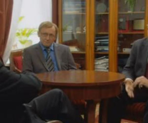 RANCZO 7 sezon odc. 90. Czerepach (Artur Barciś), senator Kozioł (Cezary Żak)