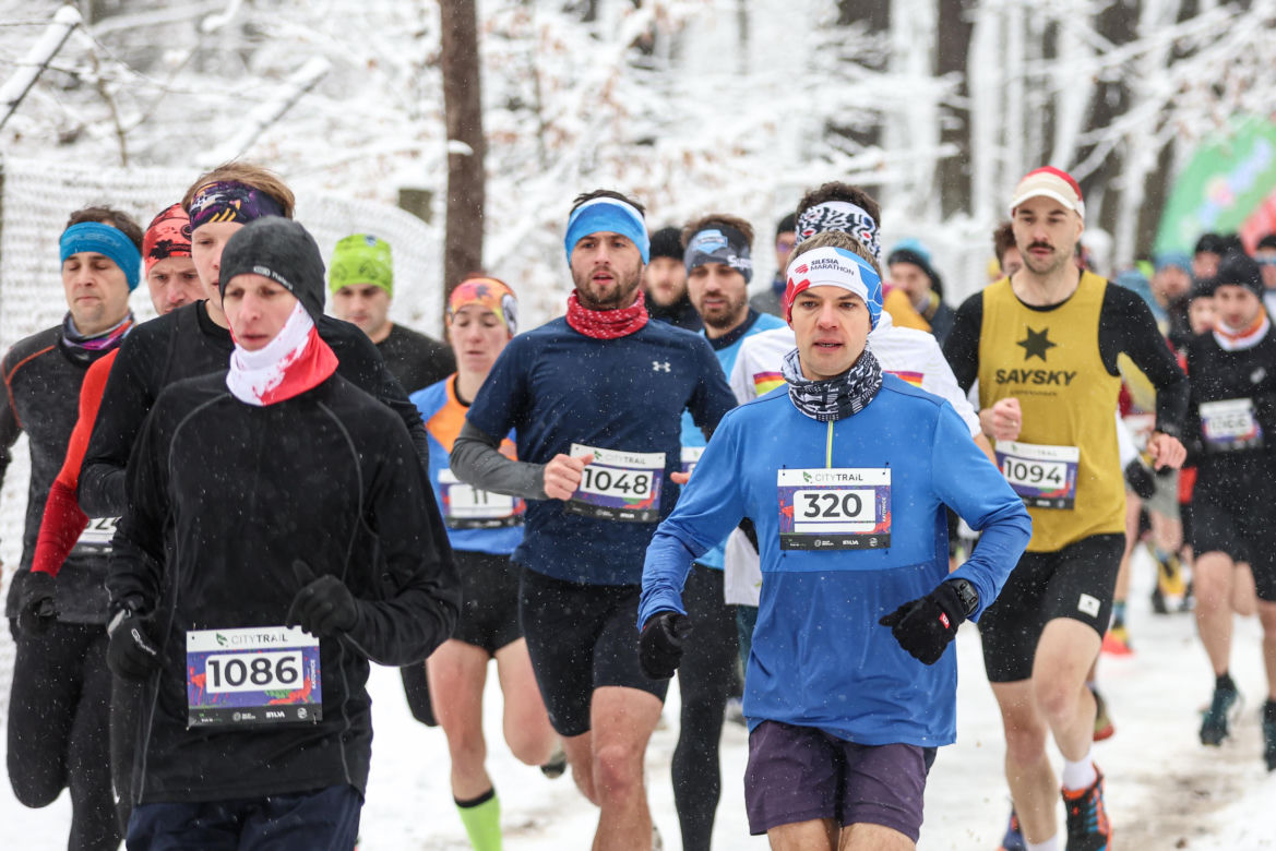 Za nami kolejny bieg z cyklu City Trail w Katowicach w pięknej, zimowej aurze