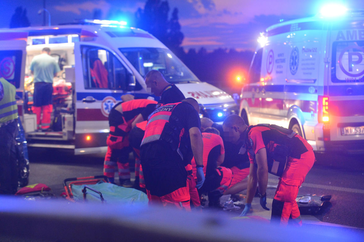 Wypadek na Moście Łazienkowskim
