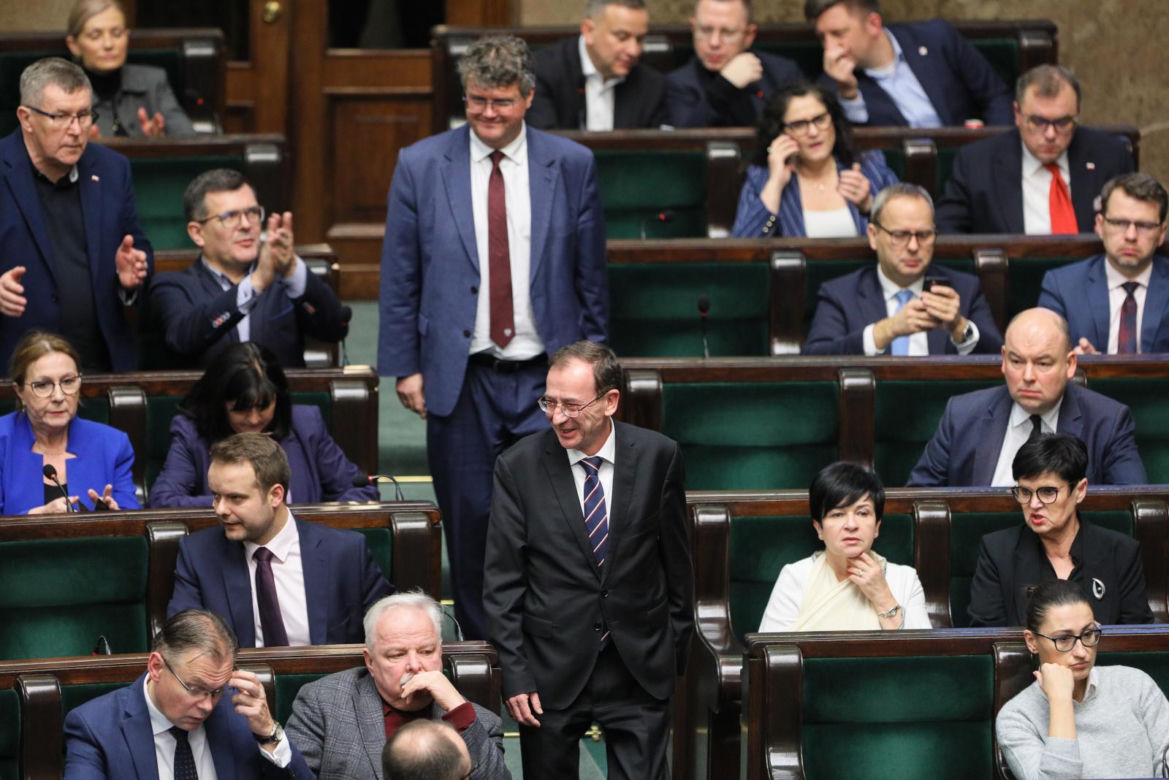 Mariusz Kamiński i Maciej Wąsik pojawili się w Sejmie